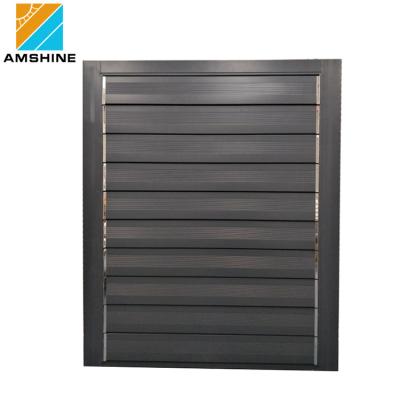 China Modern External Aluminum Window Shutters Horizontal Fixed Shutter Awning Canopy Aluminum Awning for sale