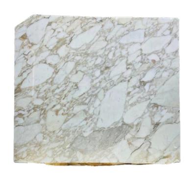 China Modern Design Italian High End Luxury Fishmouth White Marble Gold for sale