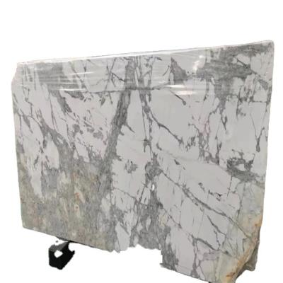 China Modern Invisible Snow White Chinese Gray Invisible River Marble Dream Marble Iceberg Bianco White Marble for sale