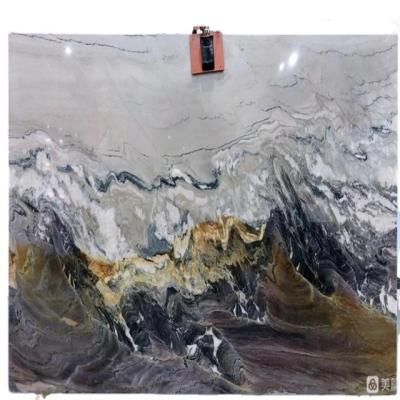 China Modern luxurious background wall is decorated with purple marble SLATE for sale