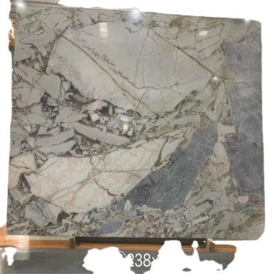 China Exotic Modern Fish Mouth Calacatta Gray Marble Calcite Panel and Tile Wholesale Price for sale