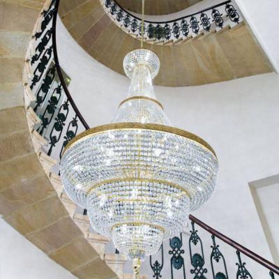 China Modern Luxury Design Custom Porject Indoor Decoration Hotel Lobby Church Luxury Chandelier Light for sale