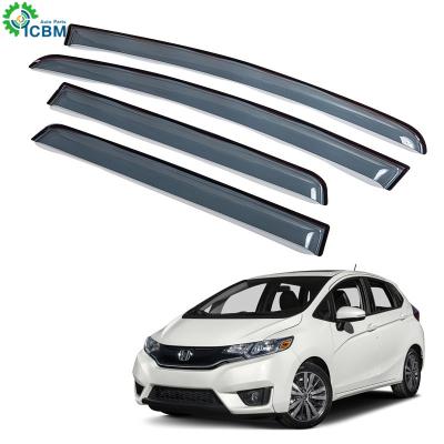 China PMMA Acrylic Reliable Performance Weather Sun Shield Auto Window Duct Deflector For FIT 12-15 for sale