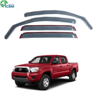 China 2018 Auto Accessories Factory Supply High Quality PMMA Acrylic Auto Accessories Front Sun Car Injection Window Deflectors Vent Sun Visor for sale