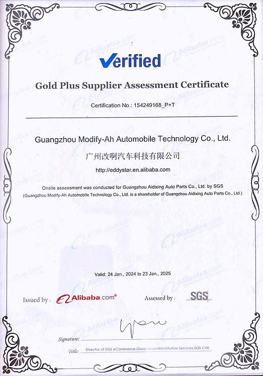 Trade Assessment - GUANGZHOU MODIFY-AH AUTOMOBILE TECHNOLOGY CO., LTD