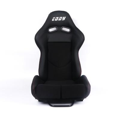 China Drag Circuit Drift Adjustable Racing Seat Leather With Knob Reclining for sale