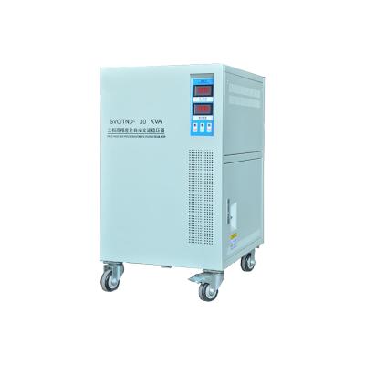 China SVC Purchase Alternator Servo Motor Stablizer Automatic Compensating Voltage Regulator for sale