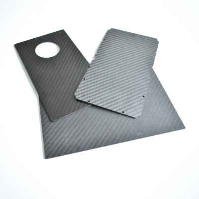 China High End Professional Carbon Fiber Abrasion-Resistant CNC Cut Plate Carbon Fiber Sheet Custom CNC Cutting Cutting for sale