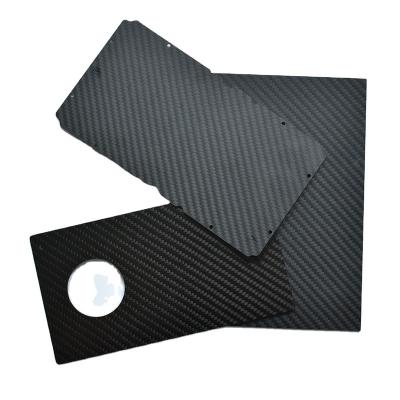 China High End Professional Carbon Fiber Plate 8mm Carbon Fiber Aluminum Cutoff Abrasion-Resistant Custom Plate for sale