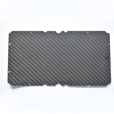 China Abrasion-Resistant Custom Made Custom Carbon Fiber Parts CNC High End Professional CNC Cut Plate for sale