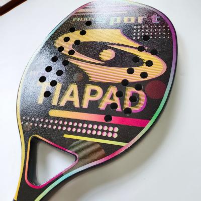 China Sports Forming Stock Carbon Fiber And Custom Professional Eva Memory Foam Beach Tennis Rackets With High Quality for sale