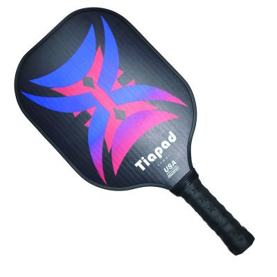 China High Strength Hot Selling 3k Twilled Carbon Rough Surface USAPA Approved Graphite Pickleball Paddle for sale