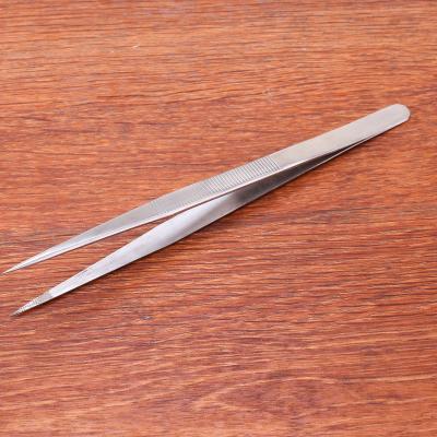 China Good price stainless steel laah jewelry diamond tweezers fishing comfortable handle with lock for sale