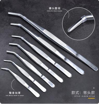 China Cooking Hot Sale Stainless Steel Chef 30cm Kitchen Cooking Tweezers For Food for sale