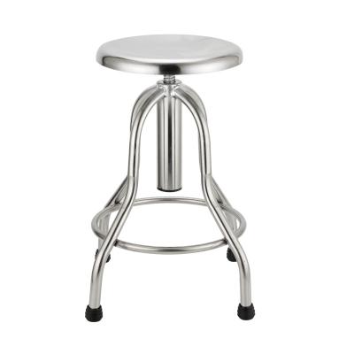 China Height Adjustable Hospital Stainless Steel Seat Doctor Chair Surgical Operation Stool for sale