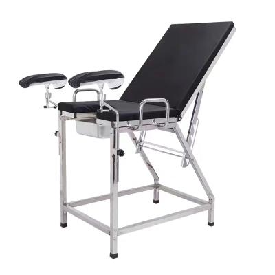 China Manual Easy Operate Good Quality Portable Hospital Gynecological Examination Delivery Bed for sale