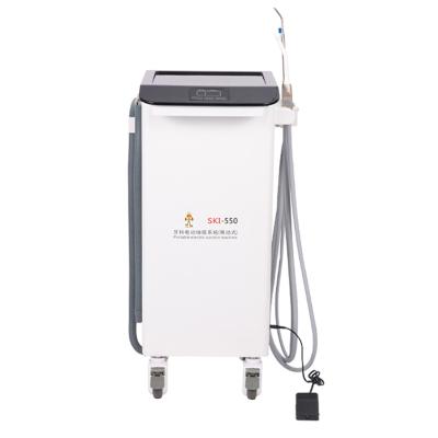 China Dental Area Suction 5L Water Tank Low Noise Mobile Dental Electric Suction 550W Machine for sale