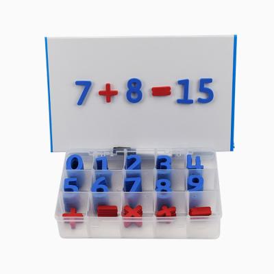 China Magnetic Letters Kit For Kids 100 Pieces Learning Resources Magnetic Numbers Whiteboard Classroom Accessories Number Recognition for sale