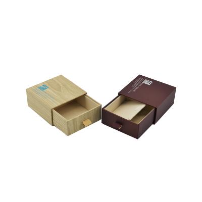 China Recycled Materials Wholesale Packaging Boxes Custom Logo Luxury Perfume Drawer Box for sale