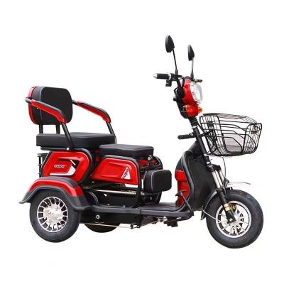 China Specially Best Price Lithium Battery Adults Cargo Passenger Double Pulling Band Tipper Engineering For Sale Electric Dry Tricycle for sale