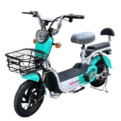 China Wholesale Carbon Steel Tricycle 26 Inch China Storage Battery Vehicle Drive Bike Mid Riding Electric Bicycle Max Range 45-55Km Times for sale