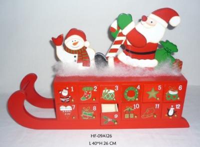 China Christmas decorations, christmas calendar, 24 cabinet, christmas gifts, sleigh decorations for sale