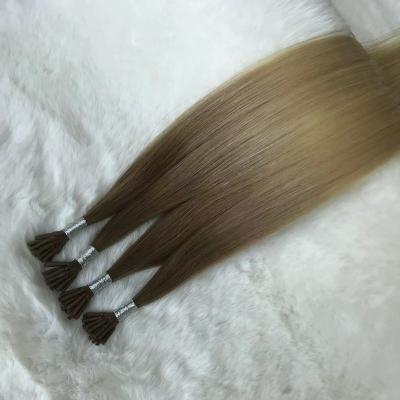 China Virgin Remy Hair Extension Wholesale Top Quality Unprocessed I-tip Hair Pre-bonded Human Keratin Russian I Tip Hair Extensions Can Be Customization for sale