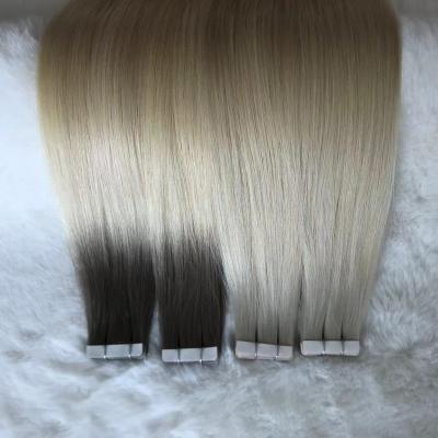 China Silky Straight Wave 2024 New Arrival 100% Virgin Hair Cuticle Remy Hair Invisible Injection Tape in Hair Extensions for sale