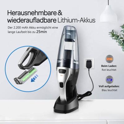 China 6000P Filter Dry Car Metal Use Vacuum Cleaner Automatic Cordless Portable DC Pet Vacuum Cleaner for sale