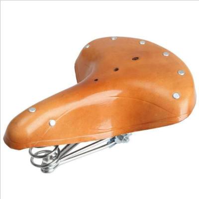 China 2021 New Genuine Leather Bicycle Saddle Three Saddle Seat Bag Bicycle Accessories 0058 for sale