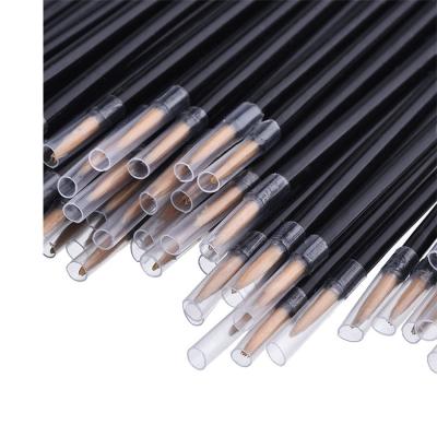 China Beauty Makeup Tools Best Selling Ultra Fine Thin Blending Eye Liner Slanted Prime Water Activated Eyeliner With Brush for sale