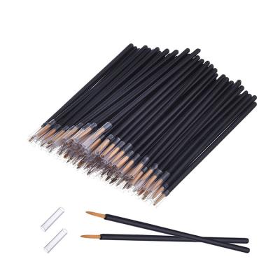 China Beauty Makeup Tools Limited Edition Ultra Thin Eye Makeup Blending Double Eyeshadow Brush Disposable Eyeliner Brushes for sale