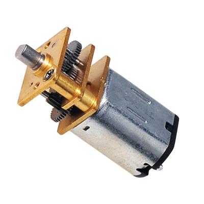 China Totally Enclosed 12mm DC 6V Precision Electric Gear Motor With Cog Gearbox for sale