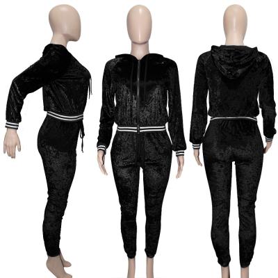 China 2021 Women's Casual Outfits Jogging Sports Two Piece Fall Sets Outfit 2 Two Piece Set for sale