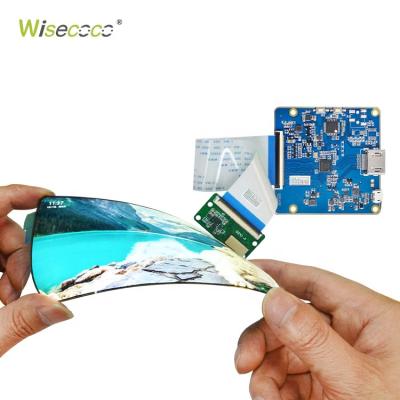 China 6 inch bendable flexible display hot sale 2160x1080 6 inch curved lcd screen 6 inch IPS AMOLED display with control board 6 inch for sale