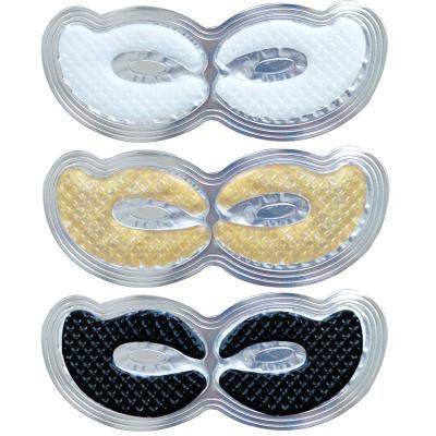 China Wholesale Anti-Wrinkle Private Label Aloe Vera Crystal Cooling 24K Gold Collagen Eye Masks Gel Patch Sleep Eye Protection Mask for sale