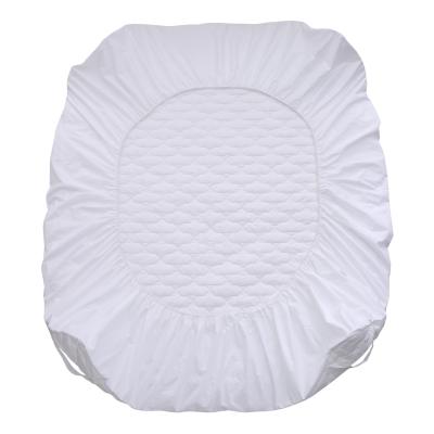 China Anti Dust Mites Quilted Organic Cotton Waterproof Hypoallergenic Fitted Mattress Protector for sale