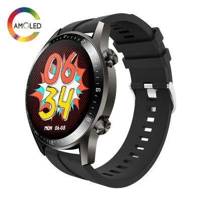 China 2022 newest M48 AMOLED BT touch screen style smartwatch with amoled 1.39 color screen amoled smart bracelet watches for sale