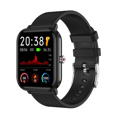 China 2022 touch screen brand OEM custom smartwatch with body temperature heartratemonitor sensor manufacturer logo custom android for sale