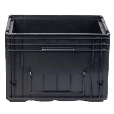 China New Design Mesh 2022 Big Cheap Wholesale Plastic Turnover Boxes Logistic Box For Transportation Moving for sale