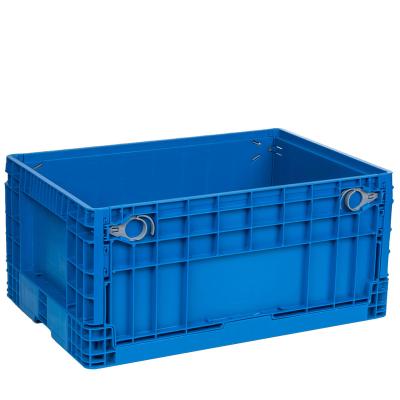 China ZD-6428 Warehouse Collapsible Box Plastic Logistics Stackable Transport Container Wholesale Eco-Friendly Warehousing for sale