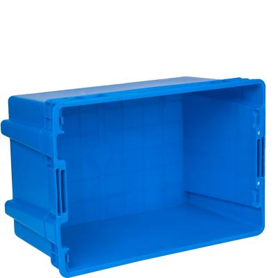 China Factory Price PP Sustainable Stackable Plastic Logistics Tote Box Transportation Storage Solid Moving Crates for sale