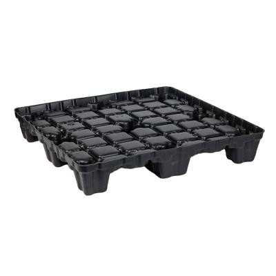 China XS-T1010 Single Faced Impact Resistance Single Faced HDPE Recycled Non-Vented Tubs Logistic Pallets Big Euro Plastic Pallet With Lid for sale