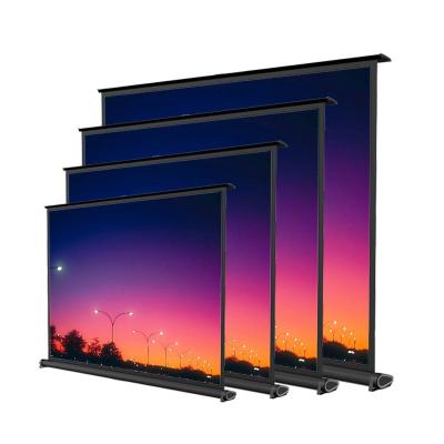 China Mini Manual Portable Folding Projector Screen For Meeting for sale