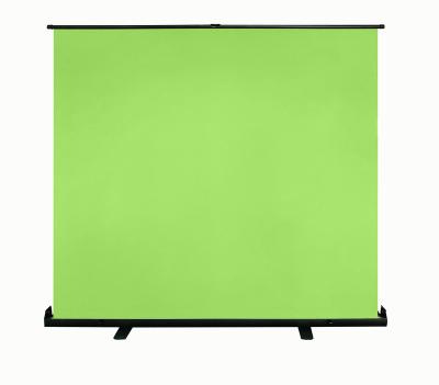 China Washable 6.5 x 6.5' Green Screen Backdrop, Studio Photography Backdrop, Retractable Suitable for Photo and Video Shooting for sale