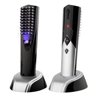 China Improve Hair Manufacturer Supplier Improve Scalp Status Hair Growth Vibration Massage Annotating Infrared Comb for sale