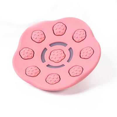 China Dropshipping Vibrating Breast Massager Electric Silicone Chest Massager Body Care Vibrating Breast Massager for sale