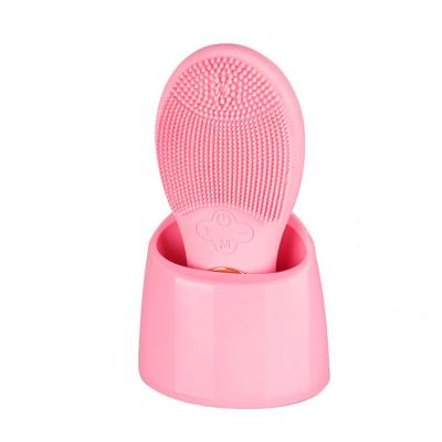 China Electric Facial Cleanser Silicon Face Remover Acne Treatment Pore Face Cleansing Brush for sale