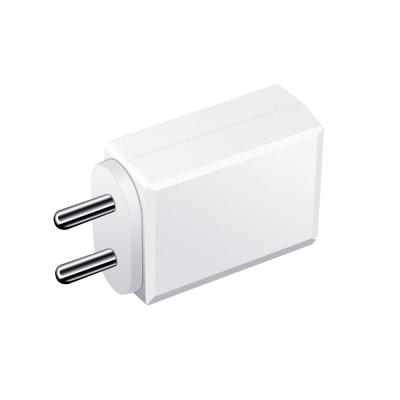 China Mobile Phone India Plug In Use 10W Dual USB Wall Charger Power Adapter Fast Charger Pad for sale