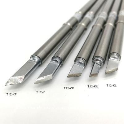 China FORM K Tip T12-K Series T12-KF T12-K T12-KR T12-KU T12 Series Iron Tip for STC. FX951 ET of STM32 OLED soldering iron for sale